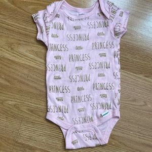 Gerber Pink Little Princess Onesie. 3-6 Months